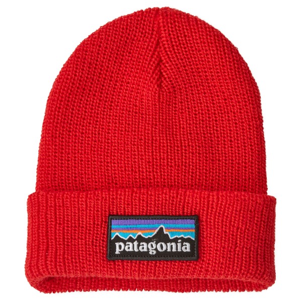 Patagonia Kid’s Baby Logo Beanie Muts Rood