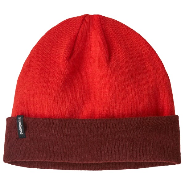 Patagonia PowSlayer Beanie Mütze Alltag (Gr One Size |rot)
