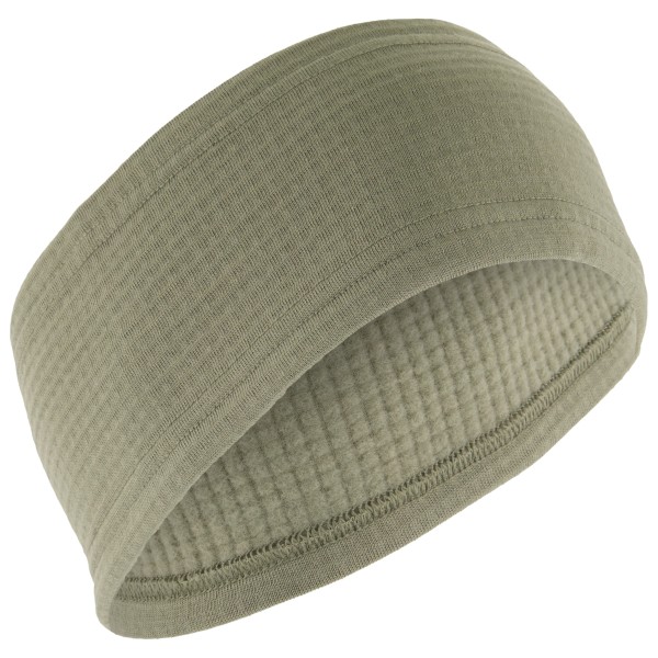 Stoic MerinoWaffleFleece320 NorrdalSt. Headband Hoofdband Olijfgroen