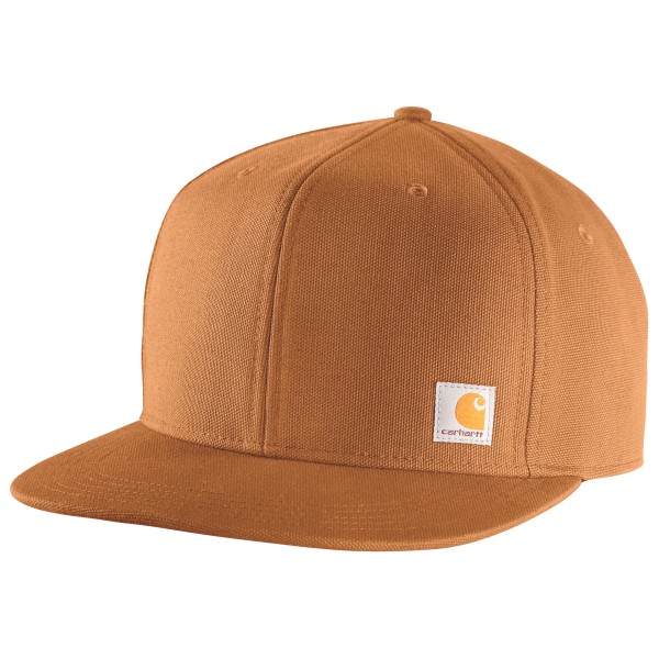 Mütze Carhartt Firm Duck Flat Brim Cap Herren (Gr One Size |braun/orange)