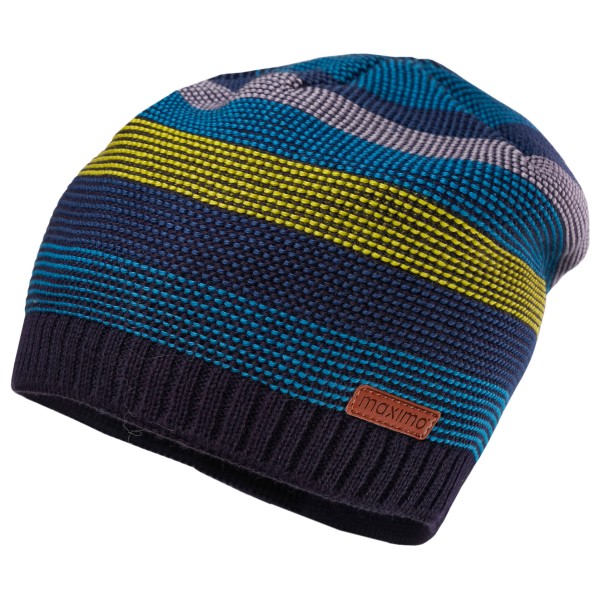 maximo – Kid’s Beanie Randlos – Muts maat , Blauw