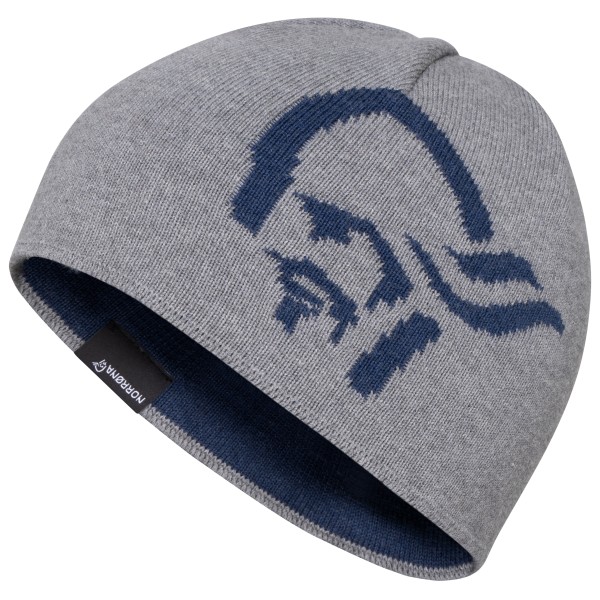 Norrøna /29 Mid Cotton Logo Beanie Muts Grijs