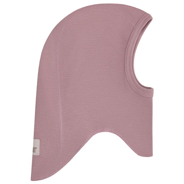 Huttelihut Kid’s Balaclava Wool Rib Bivakmuts cm 0-3 Months Roze