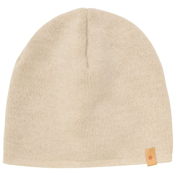 Huttelihut – Kid’s Beanie Solid Wool Knit – Muts maat , Beige