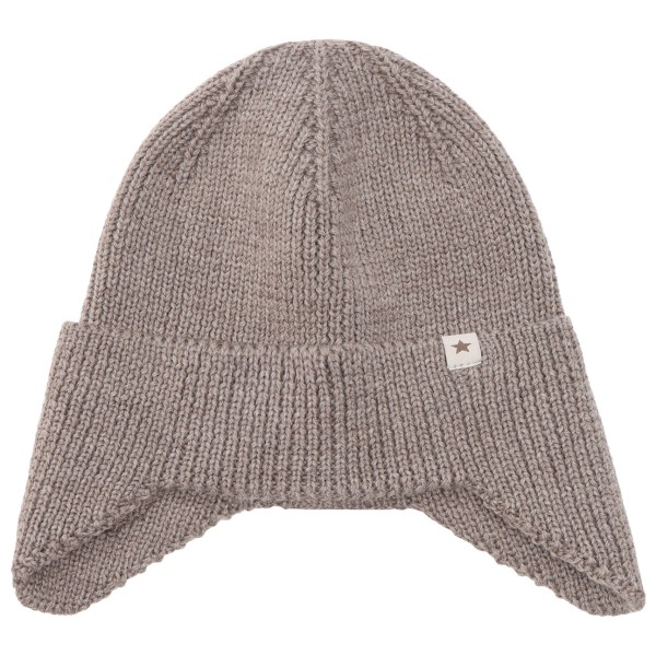 Huttelihut Kid’s Hat Wool Knit Windstop Muts cm 12-24 Months Bruin