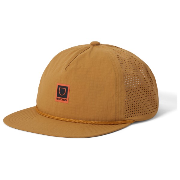 Cap Brixton Journey Medium Profile Performance Snapback (Gr One Size |braun)