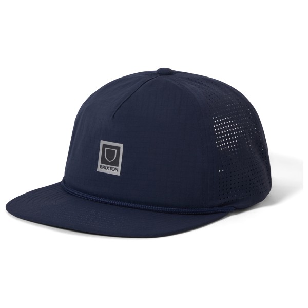 Brixton Journey Medium Profile Performance Snapback Cap (Gr One Size |blau)