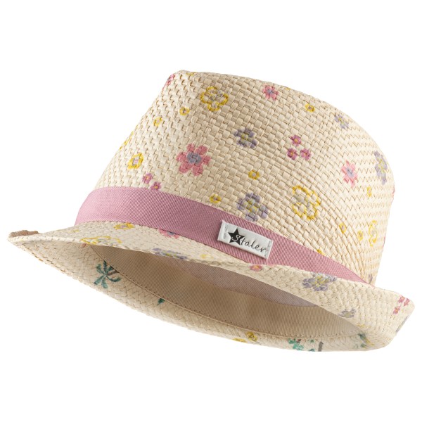 Sterntaler Strohhut Blumen Hut Kinder (Gr 55 cm |beige)