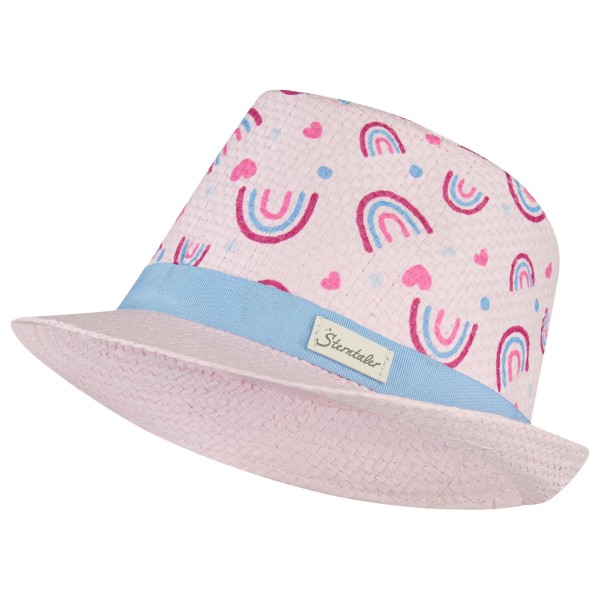 Sterntaler Strohhut Regenbogen Hut Kinder (Gr 49 cm |rosa)
