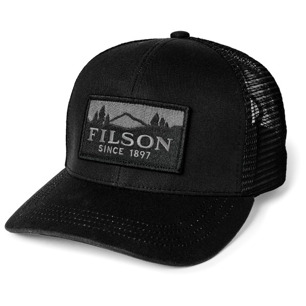 Filson Scenic Waxed Logger Mesh Cap Cap (Gr One Size |schwarz)