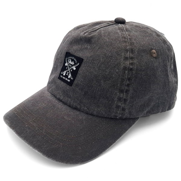 maximo Cap Skate Waschoptik Klettverschluss Cap Kinder (Gr 55-57 cm |grau)