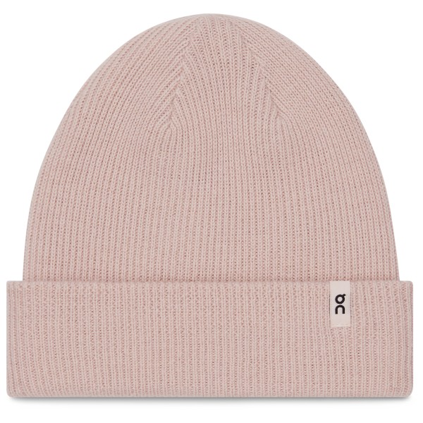 On Merino Beanie Muts Roze