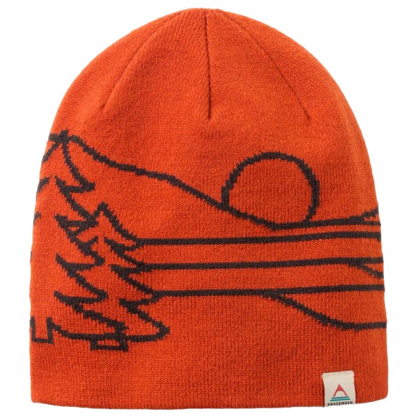 Passenger Logo Beanie Muts Rood