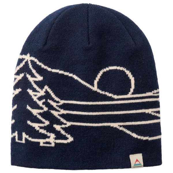 Passenger Logo Beanie Muts Blauw