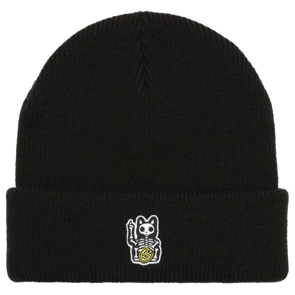 Iriedaily Hallow Cat Beanie Muts Zwart