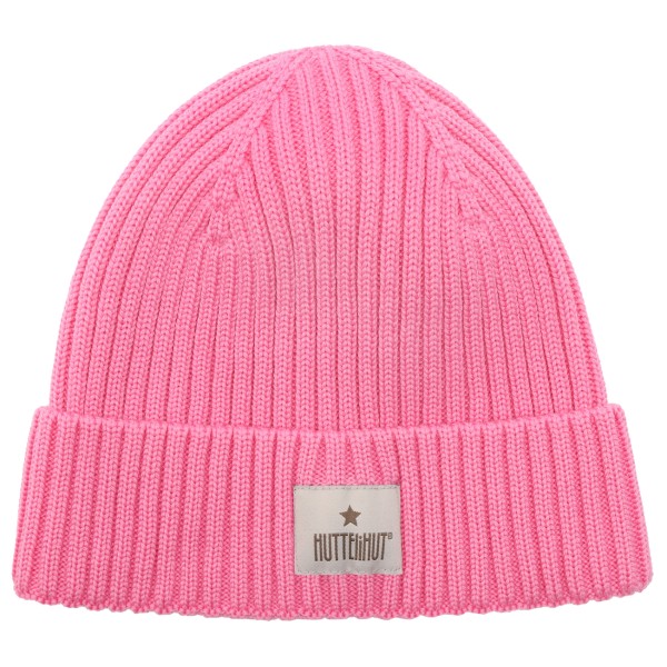 Huttelihut Kid’s Hat Wool Knit Color Solid Muts cm 12-24 Months Roze