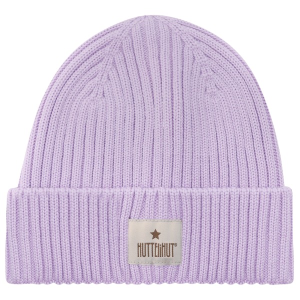 Huttelihut Kid’s Hat Wool Knit Color Solid Muts cm 12-24 Months Purper