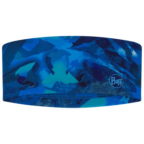 Buff Kid’s Ecostretch Headband Hoofdband Blauw