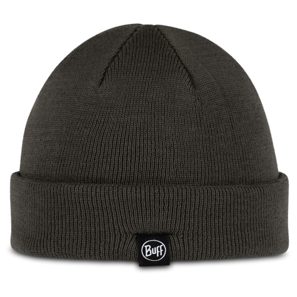 Buff Knitted Beanie Lilon Fisherman Muts Zwart