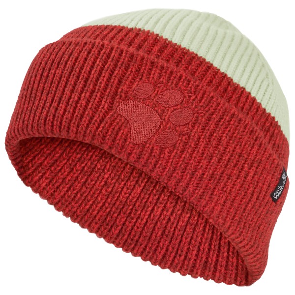 Jack Wolfskin Kid’ Pawly Beanie Muts Rood