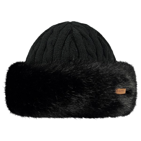 Barts Women’s Fur Cable Bandhat Hoed Zwart