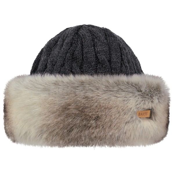 Barts Women’s Fur Cable Bandhat Hoed Grijs