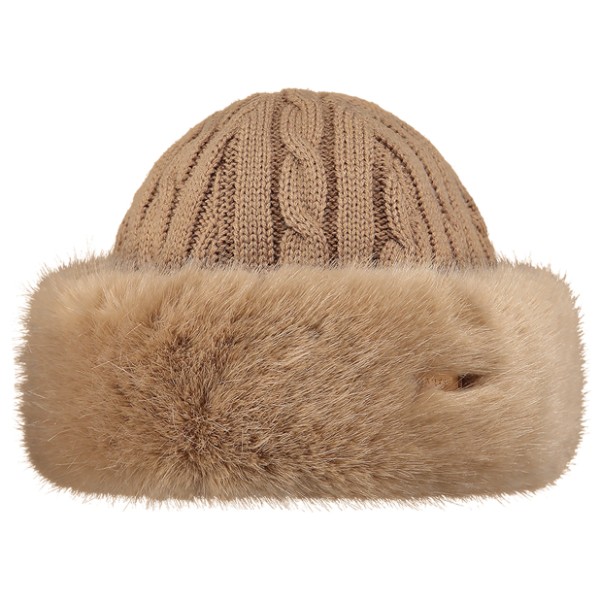 Barts Women’s Fur Cable Bandhat Hoed Beige