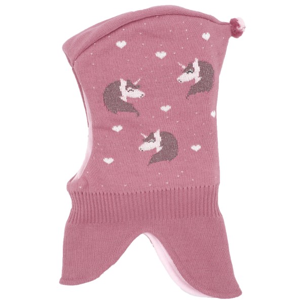 maximo Girl’s Schlupfmütze m. Pompon Eichhorn Bivakmuts cm Roze