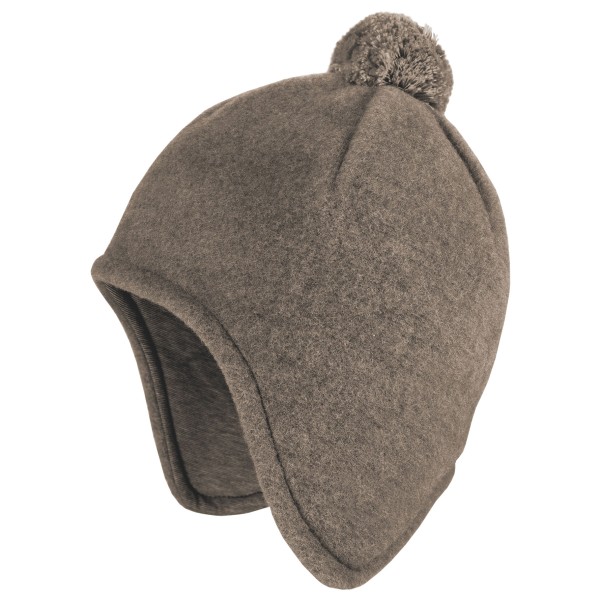 maximo Kid’s Inka Jersey Fleece Mütze m. Pompon Muts cm Grijs
