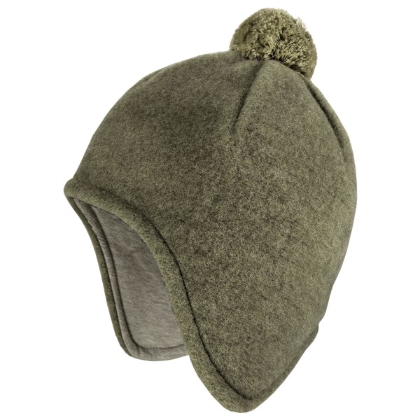 maximo Kid’s Inka Jersey Fleece Mütze m. Pompon Muts cm Olijfgroen