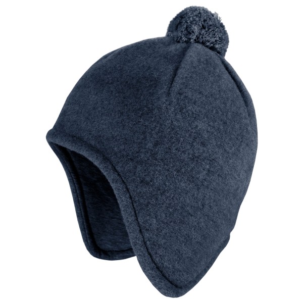 maximo Kid’s Inka Jersey Fleece Mütze m. Pompon Muts cm Blauw