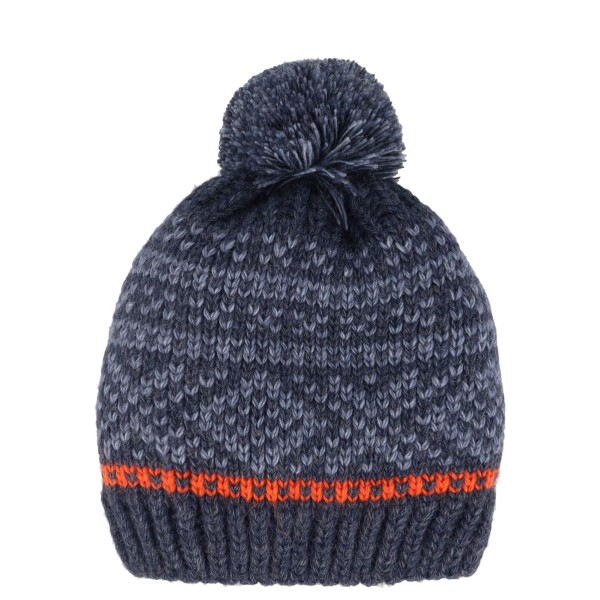 maximo Kid’s Mütze Futterstreifen m. Pompon Muts cm Blauw