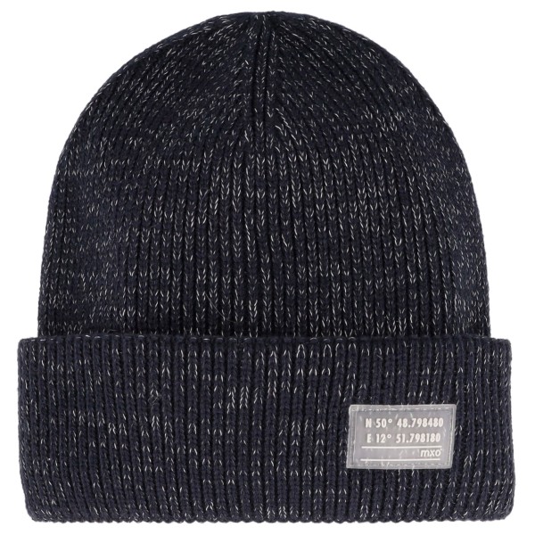 maximo Kid’s Rippen Beanie m. Umschlag Muts cm Zwart