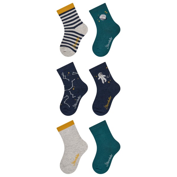 Sterntaler Kid’s Socken 6-Pack Multifunctionele sokken Blauw
