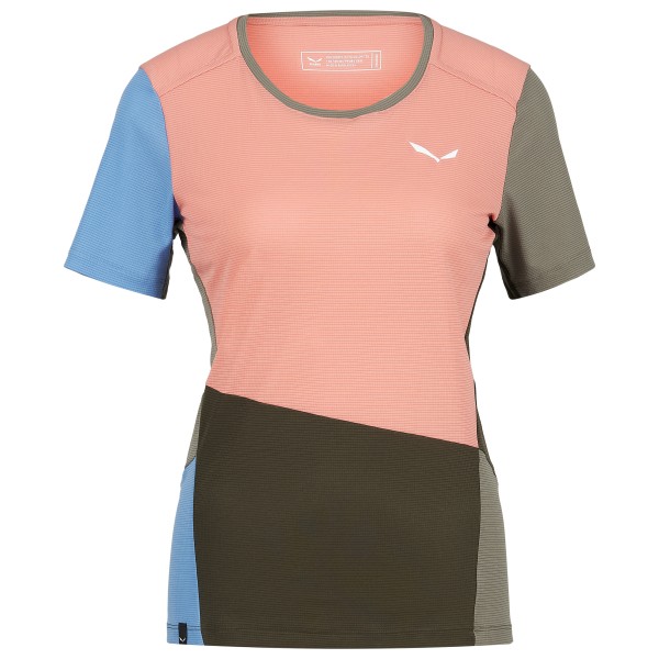Salewa Puez Sporty Dry T-Shirt Funktionsshirt Damen Wandern (Gr 40 |rosa)