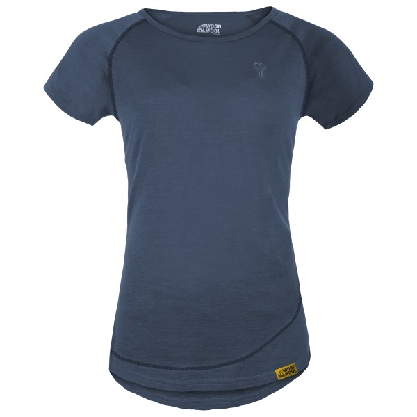Image of Grüezi Bag - Women"s Woodwool T-Shirt Lady Burnham - Merinoshirt Gr M;S;XL;XS blau'