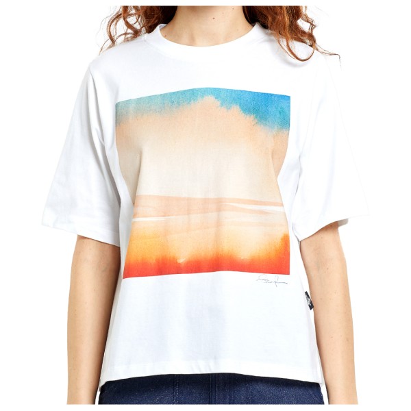DEDICATED - Women's T-Shirt Vadstena Stina Warm Sky Gr XL weiß