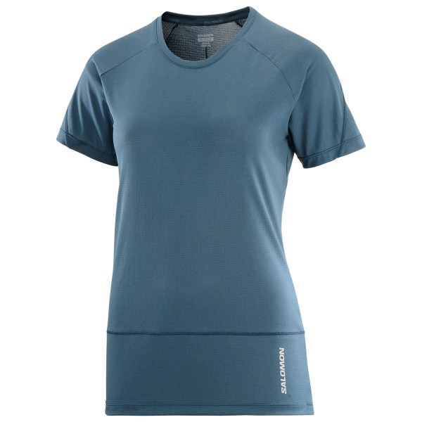 Image of Salomon - Women"s Cross Run S/S Tee - Laufshirt Gr L blau'
