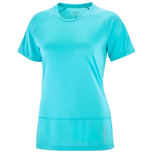 Image of Salomon - Women"s Cross Run S/S Tee - Laufshirt Gr L;M;S;XL;XS blau;grau;rosa'
