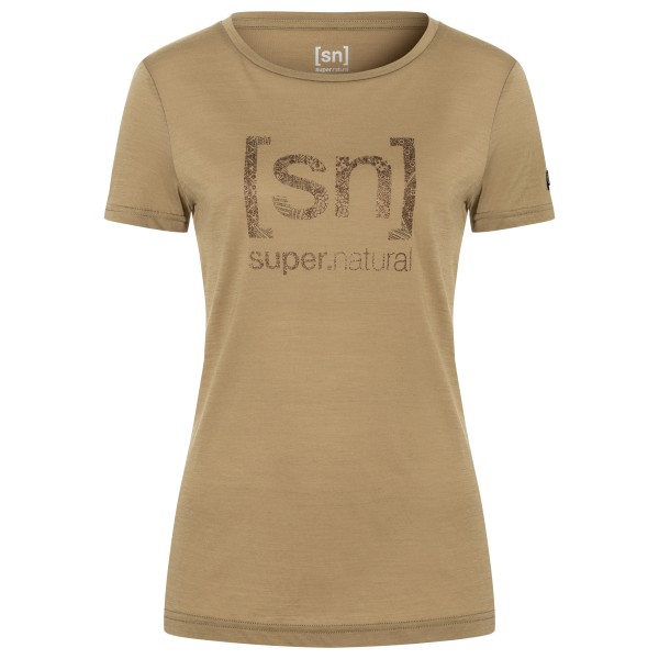Image of super.natural - Women"s Arabesque Tee - Merinoshirt Gr 40 - L beige'