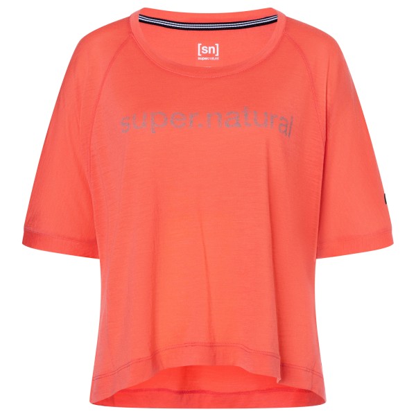 Image of super.natural - Women"s Liquid FloTee - Merinoshirt Gr 34 - XS rot'
