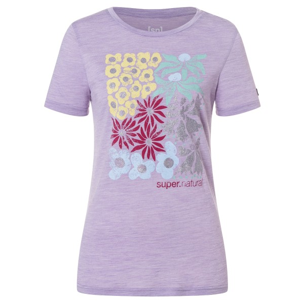 Image of super.natural - Women"s Mat Is Tee - Merinoshirt Gr 34 - XS;36 - S;38 - M;40 - L;42 - XL beige;rosa'