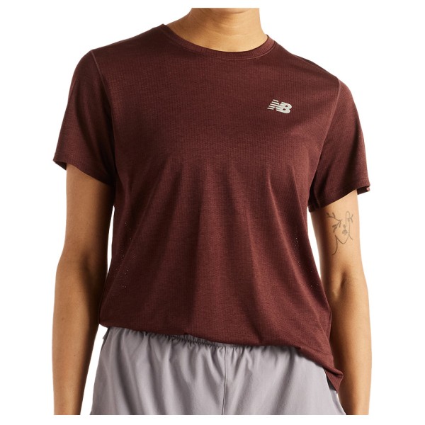 New Balance Women’s Athletics S/S Hardloopshirt meerkleurig Multicolor