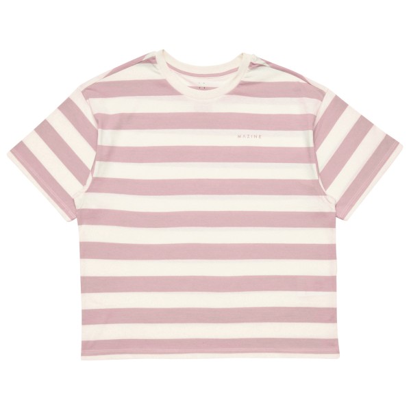 Mazine Bold Striped T-Shirt Women (Größe XS |rosa/weiß)