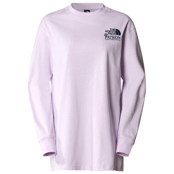 Image of The North Face - Women"s Nature L/S Tee - Longsleeve Gr S;XL;XS;XXL lila;weiß'