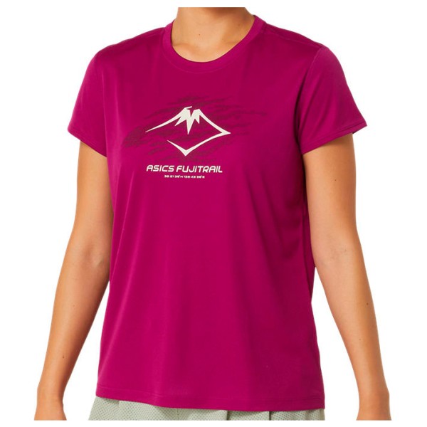 Image of Asics - Women"s Fujitrail Logo S/S Top - Laufshirt Gr L;M;S;XL;XS bunt;weiß'