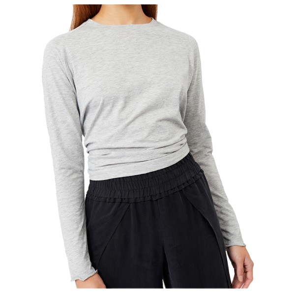 Image of Mandala - Women"s Back Bow Shirt - Longsleeve Gr S grau'