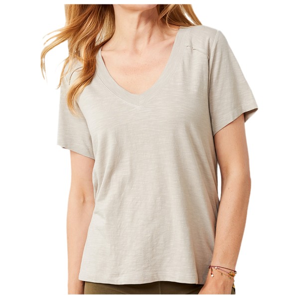 Image of Mandala - Women"s The New V-Neck - T-Shirt Gr M;S;XS beige;weiß'