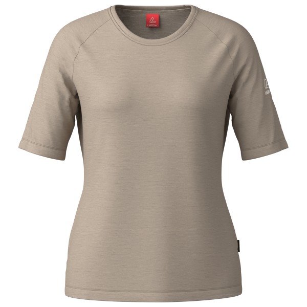 Löffler Women’s Shirt Merino-Tencel Comfort Fit Merinoshirt Beige