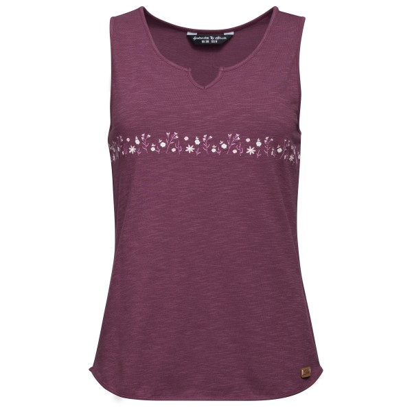 Image of Chillaz - Women"s Korfu Flower Meadow - Top Gr 34;36;38;40;42;44 lila;weiß'